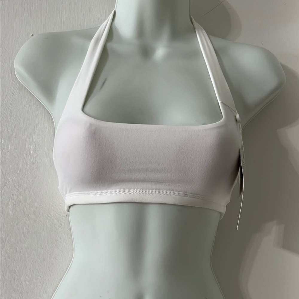 BuffBunny White Sports Bra - Picture 2 of 8